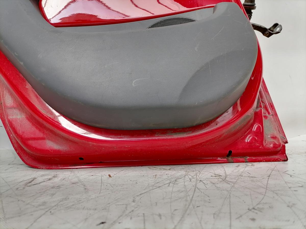 Toyota Aygo original T&uuml;r hinten links 3P0 Super Red Rohbau Bj.2008